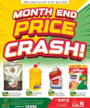 Month End Price Crash-Paris Hypermarket